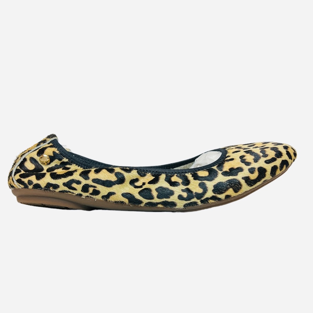 Hush Puppies Chaste Ballet Flats In Calf Hair Leopard Women’s Size 6 - Picture 2 of 9